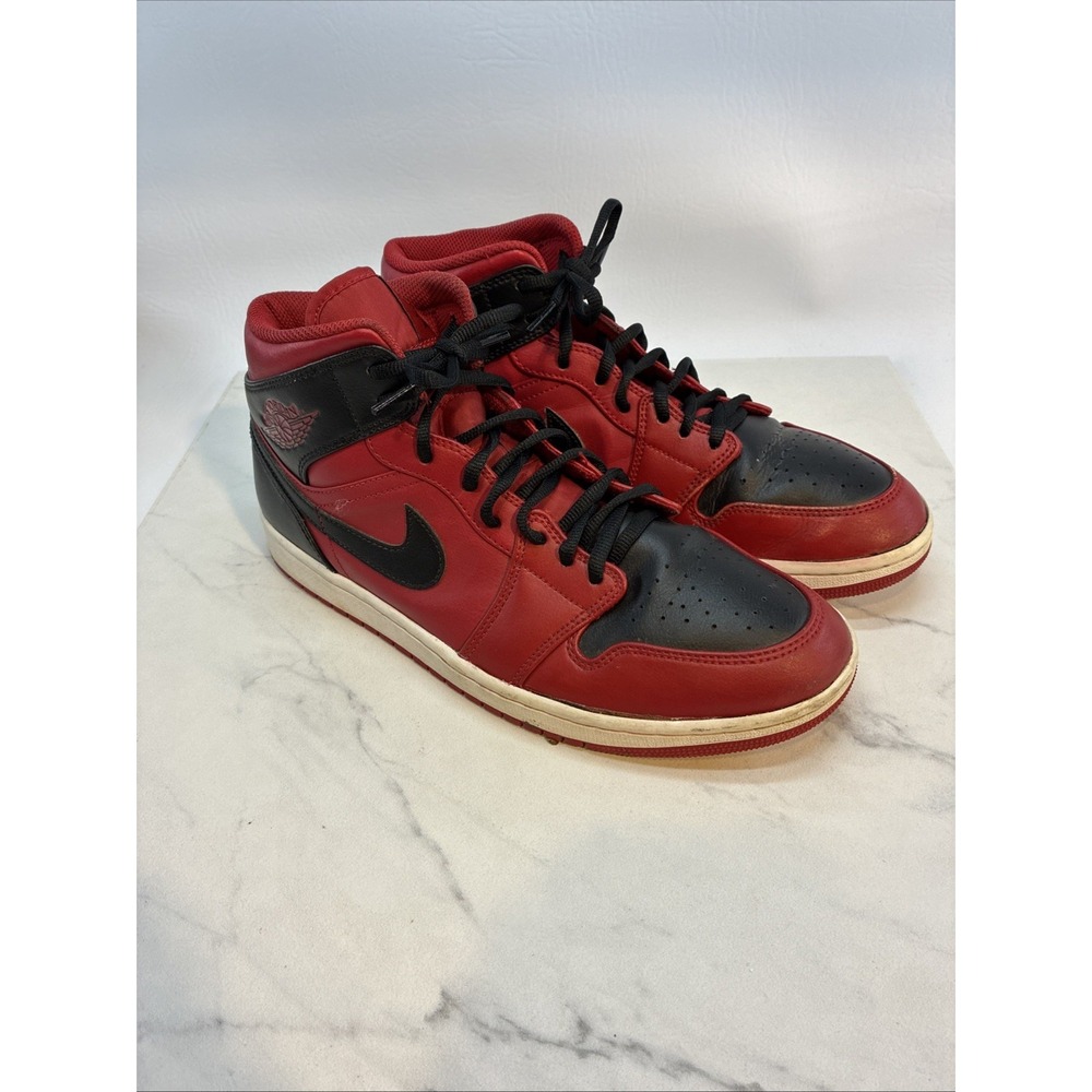 Size 10 - Jordan 1 Mid Reverse Bred Nike 554724-660